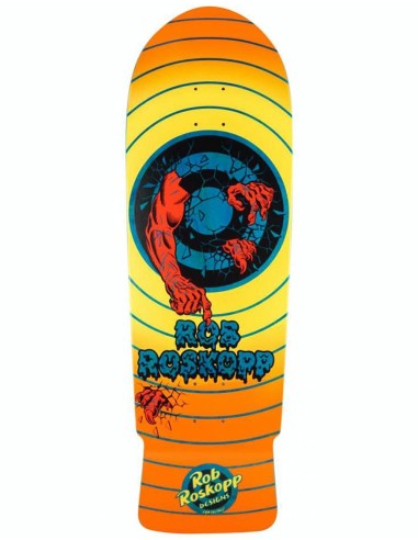 Santa Cruz Roskopp Target 2 Reissue Skateboard Deck - 10" Economisez 