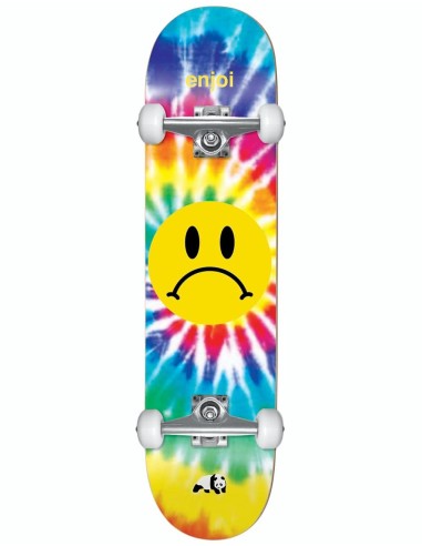 Enjoi Frowney Tie Dye Complete Skateboard - 8" livraison et retour toujours gratuits