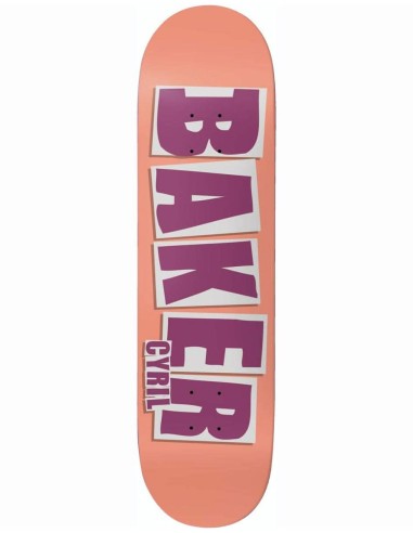 Baker Cyril Brand Name Skateboard Deck - 8.25" en ligne