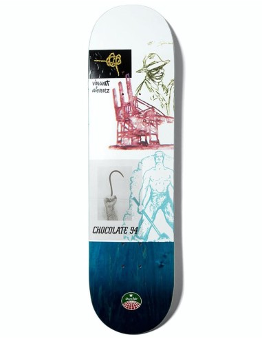 Chocolate Alvarez 94 Stevedore Skateboard Deck - 8.25" 2023