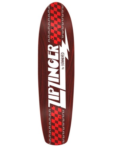 Krooked Zip Zinger RGB Skateboard Deck - 7.75" s'inspire de l'anatomie humaine