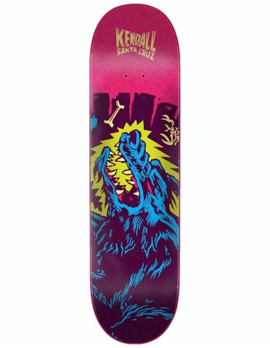 Santa Cruz Kendall Wolf Flashback Skateboard Deck - 8.125" vous aussi creer 