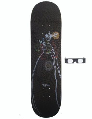 Magenta King of Self (3D) Skateboard Deck - 8" Comparez et commandez 