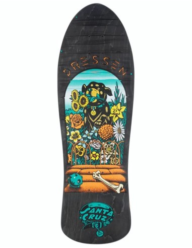 Santa Cruz Dressen Pup Reissue Skateboard Deck - 9.5" des créatures d'habitude