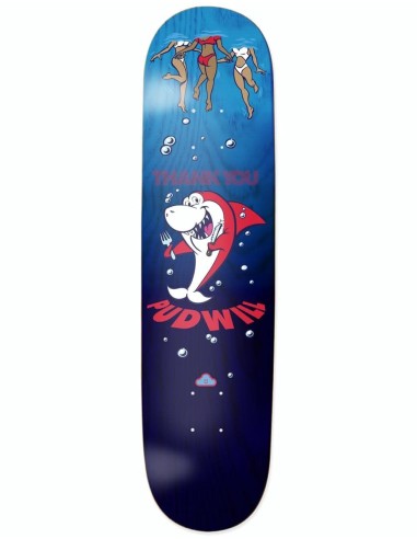 Thank You Pudwill Shark Snack Skateboard Deck - 8" s'inspire de l'anatomie humaine