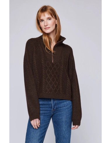 Georgie Half-Zip Pullover Sweater suggérées chez